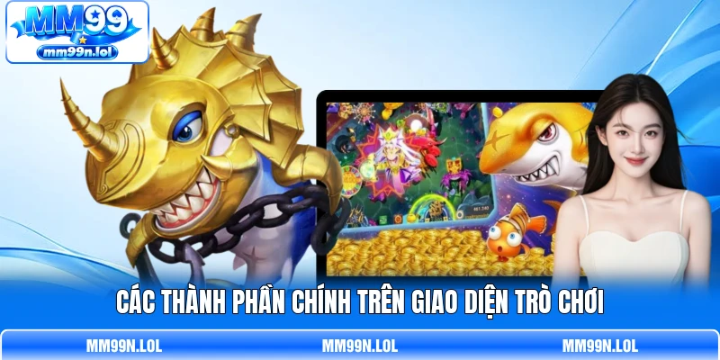 Các thành phần chính trên giao diện trò chơi