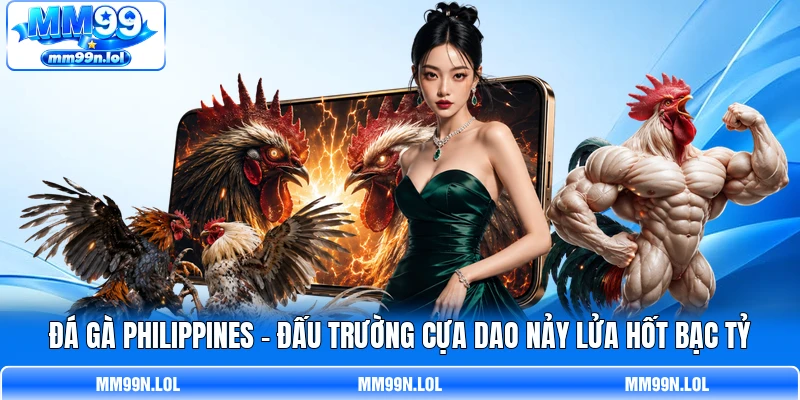 Đá Gà Philippines - Đấu Trường Cựa Dao Nảy Lửa Hốt Bạc Tỷ
